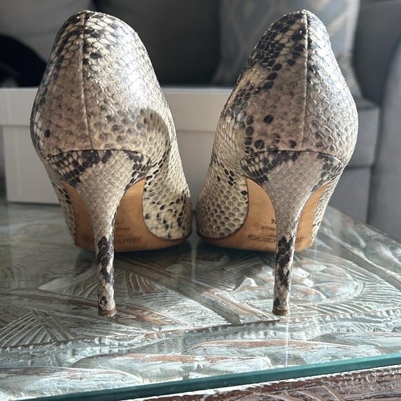 Jimmy Choo Snake Print Leather - Picture 5 of 10